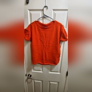 Michael Kors Bold Orange Cashmere Short Sleeve